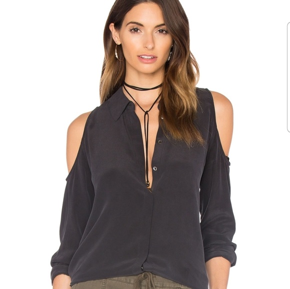 Equipment Tops - EQUIPMENT NWOT silk blouse open shoulder